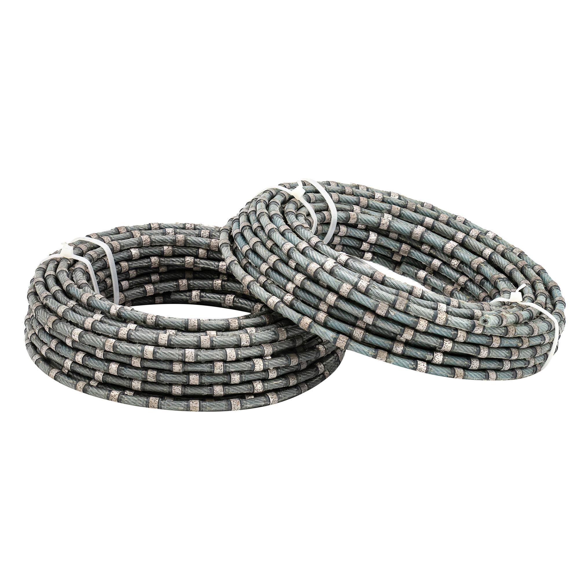 石材加工廠用多繩鋸機金剛石串珠繩批發價格